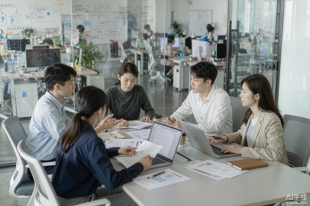 企业服务团队会议实景